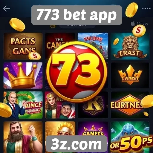 773 bet app oferece variedade de jogos de cassino